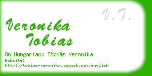 veronika tobias business card